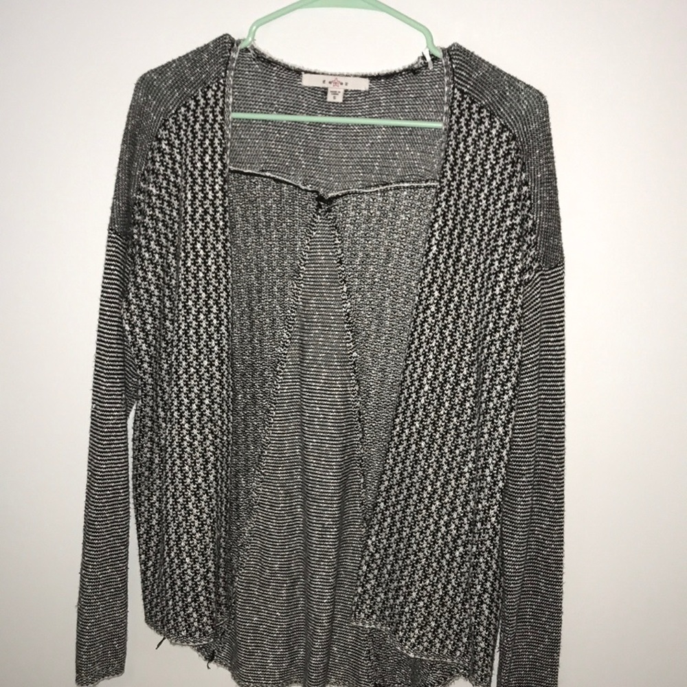Cute black and white cardigan